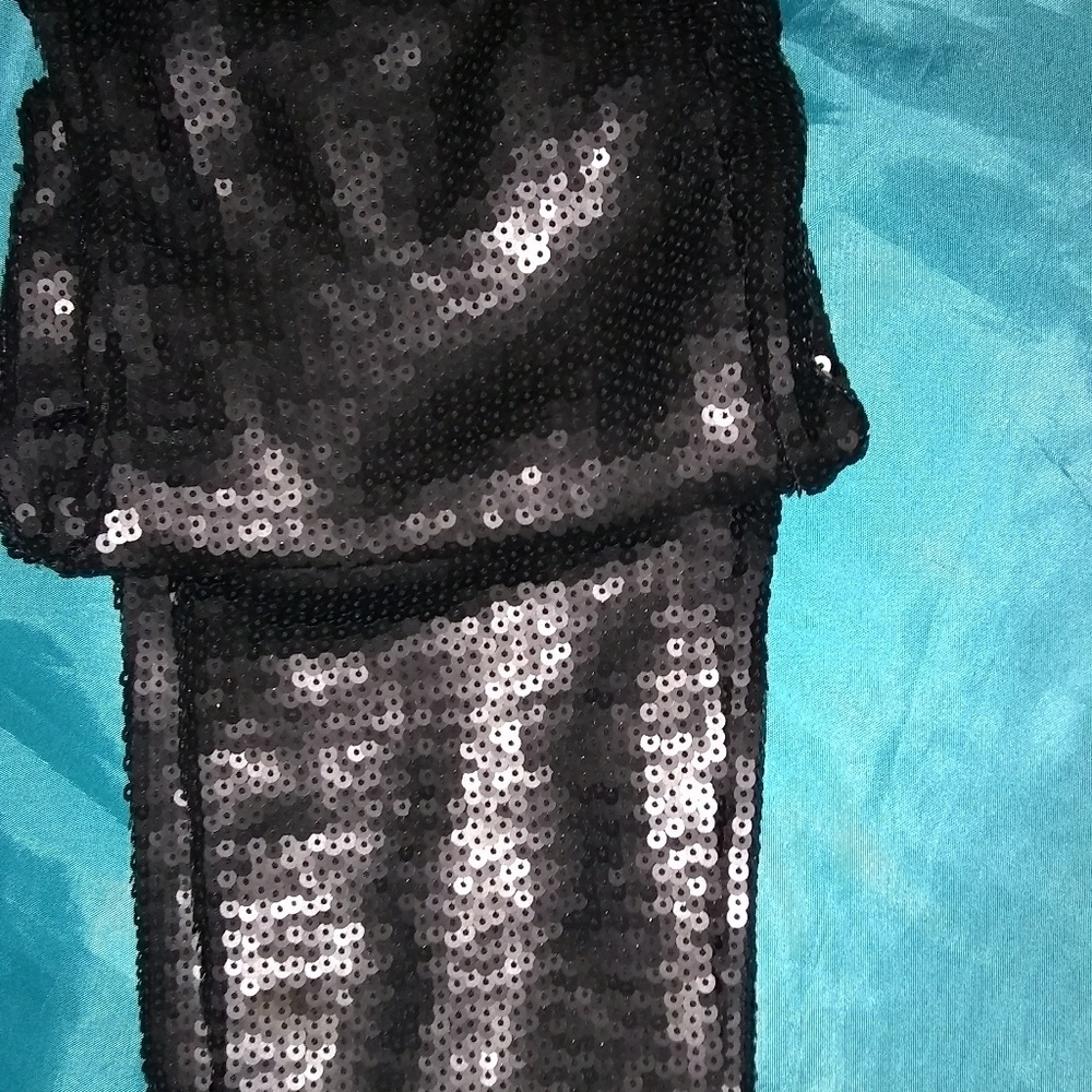 Black sequence pants - Picture 2 of 4